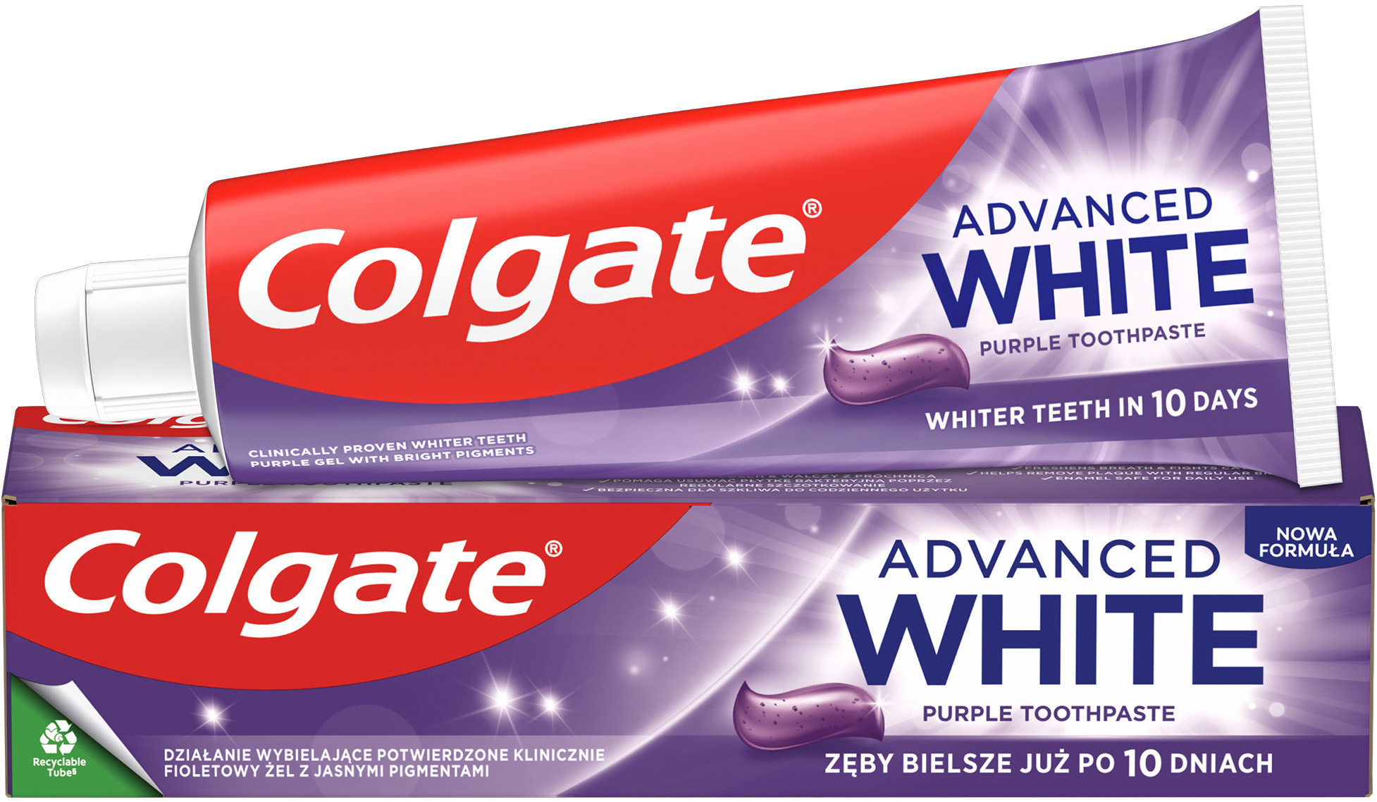 COLGATE Advanced White Purple 75 ml