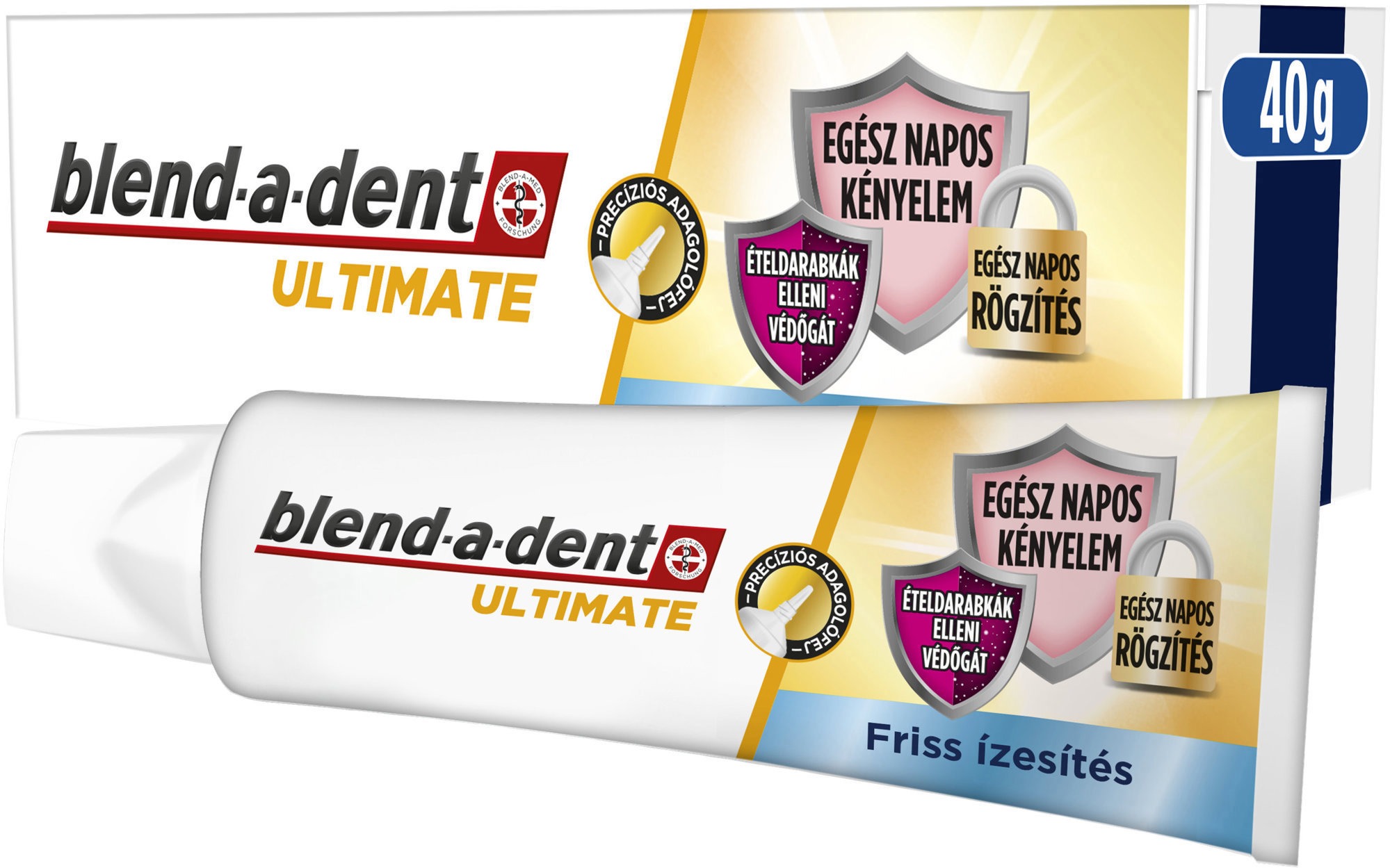 Blend-a-dent Ultimate Fresh fixační krém na zubní náhradu 40 ml
