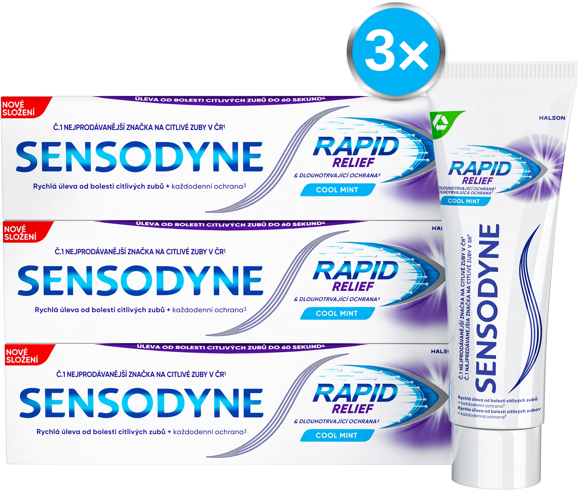 SENSODYNE Rapid 3× 75 ml