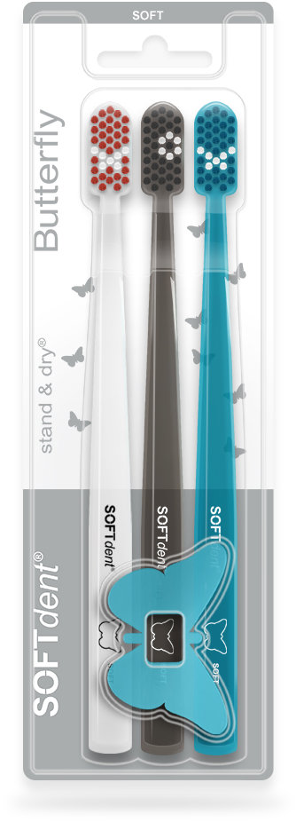 SOFTdent Butterfly Soft 3 ks