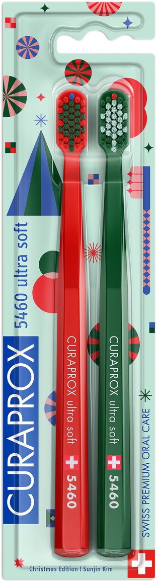 CURAPROX CS 5460 Vánoční edice, 2 ks