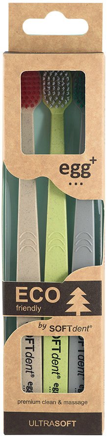 SOFTdent Egg Eco Ultra Soft, 3 ks