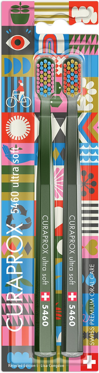 CURAPROX CS 5460 Zelená Edice, 2 ks