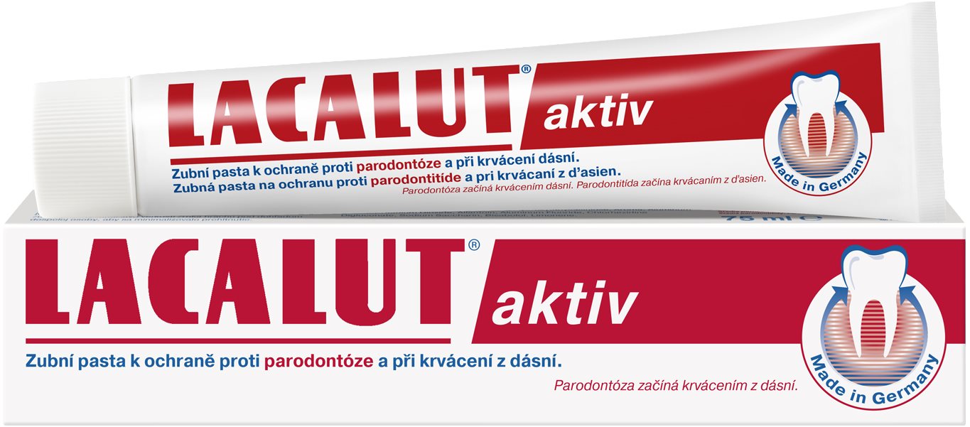 LACALUT Aktiv Zubní pasta proti paradentóze 75 ml