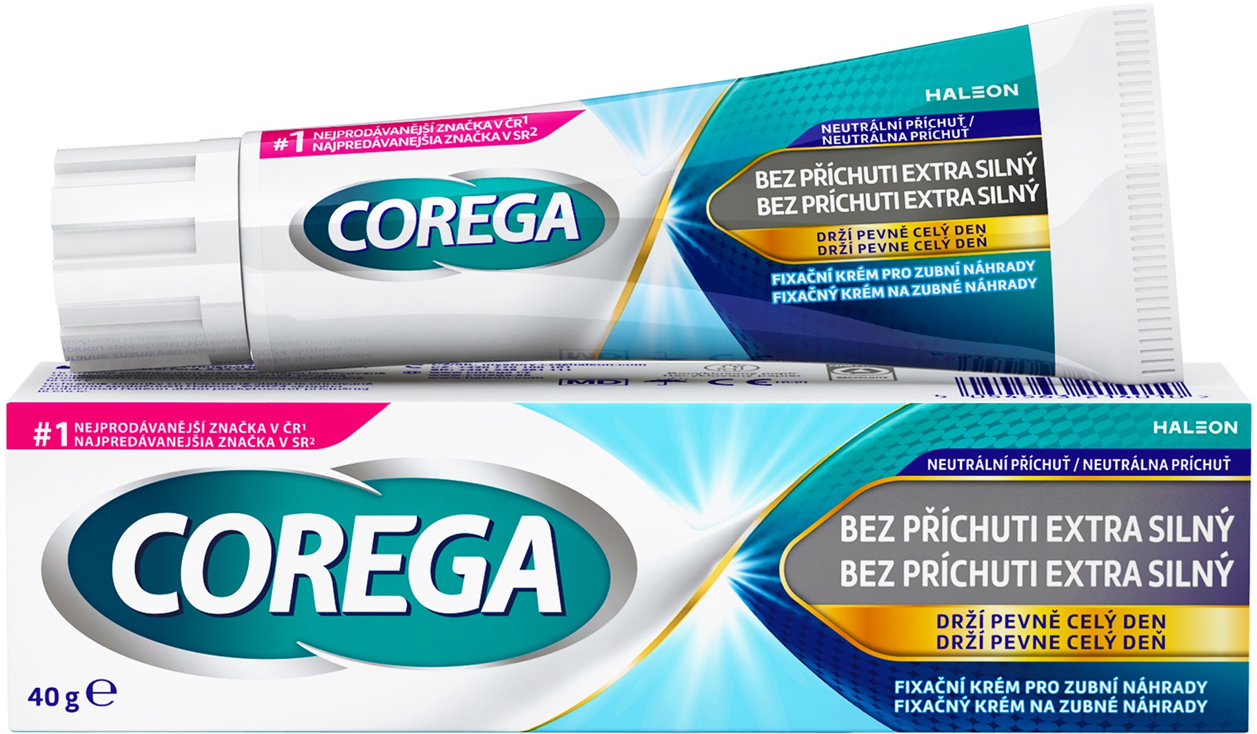 COREGA bez příchuti extra silný fixační krém 40 g