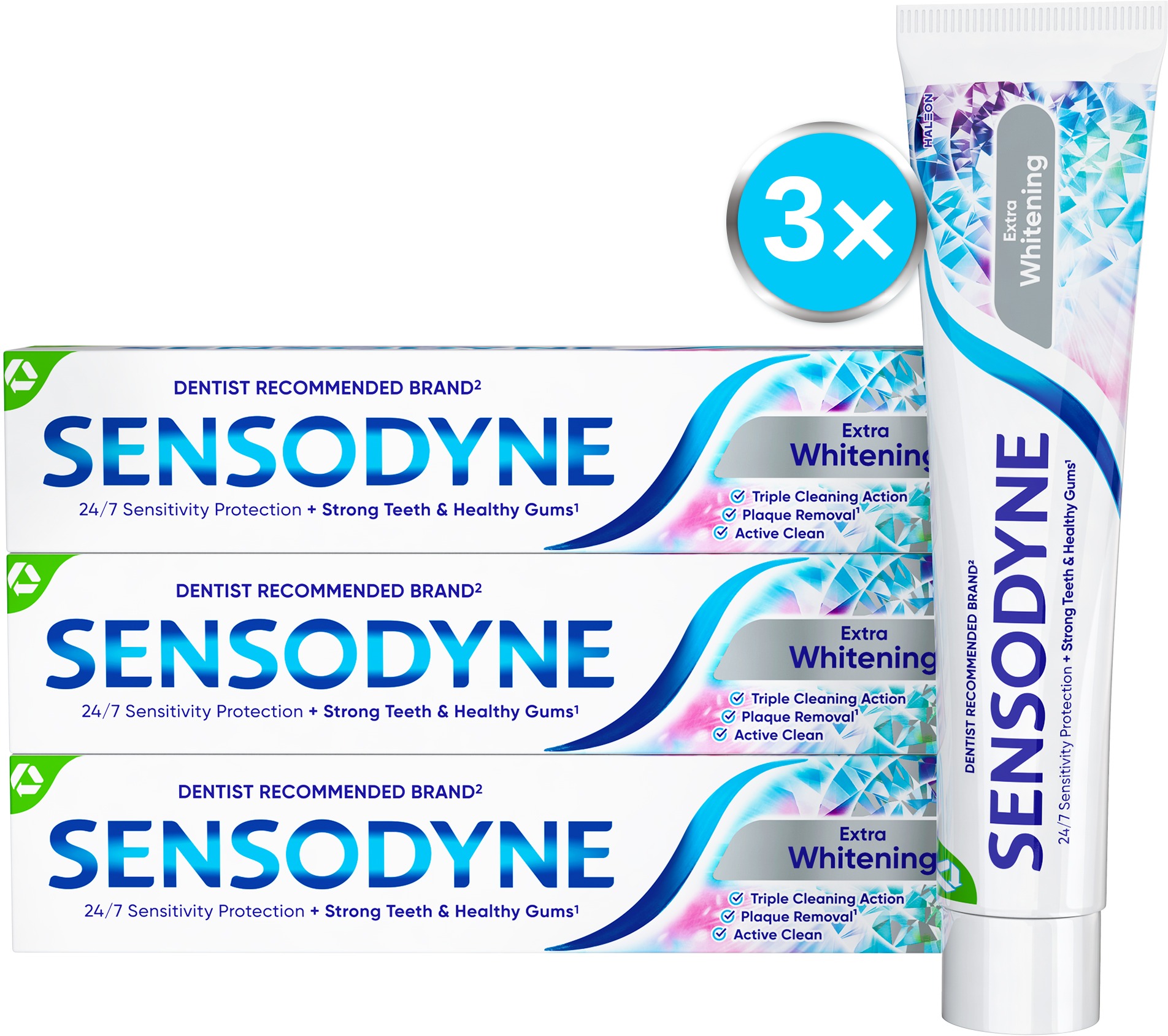 SENSODYNE Extra Whitening 3x 75 ml