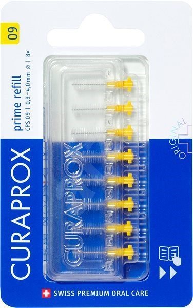 CURAPROX CPS 09 Prime Refill žlutý 0,9 mm, 8 ks