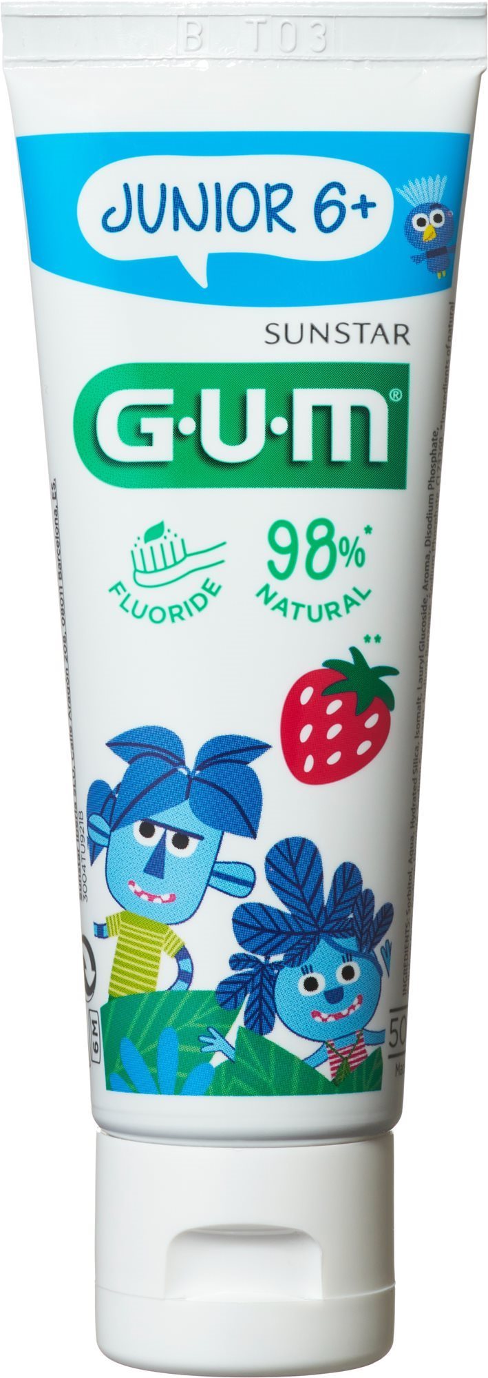 GUM Junior Monster jahodová  50 ml