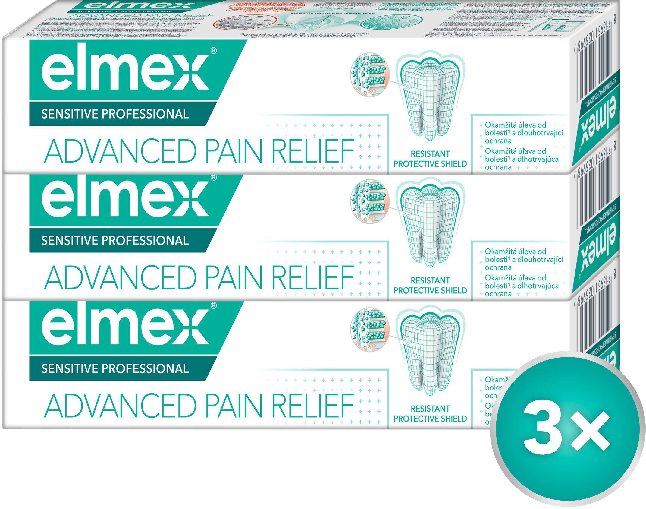 ELMEX Sensitive Professional 3 × 75 ml