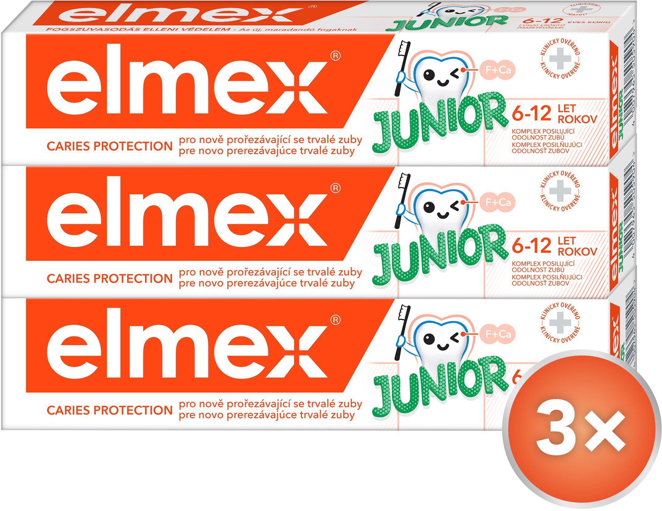 ELMEX Junior 3 × 75 ml