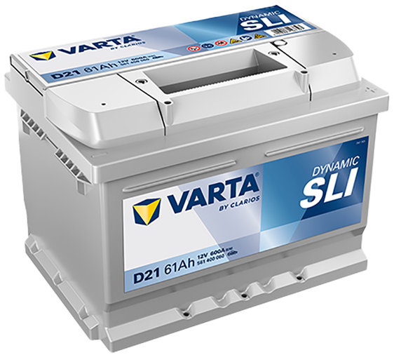 VARTA SILVER Dynamic 61Ah, 12V, D21