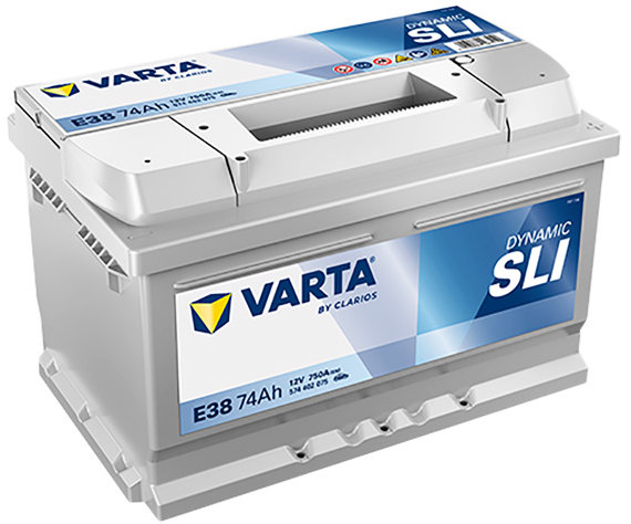 VARTA SILVER Dynamic 74Ah, 12V, E38