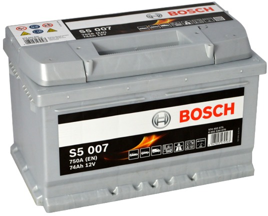 BOSCH S5 007, 74Ah, 12V (0 092 S50 070)