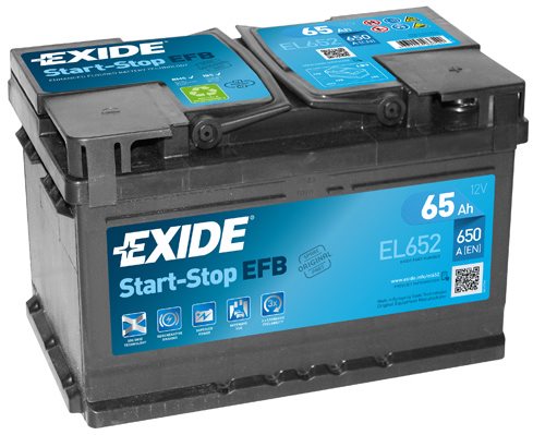 EXIDE START-STOP EFB 65Ah, 12V, EL652