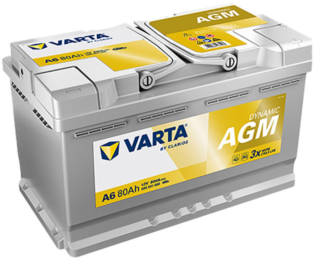 VARTA Silver Dynamic AGM 80Ah, 12V, F21, AGM