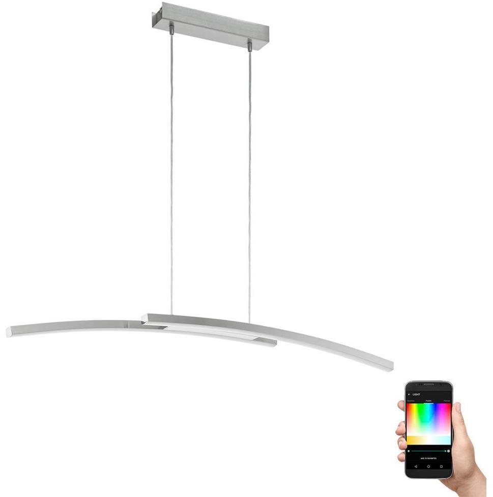 Eglo - LED RGB Stmívatelný lustr na lanku FRAIOLI-C 2xLED/17W/230V