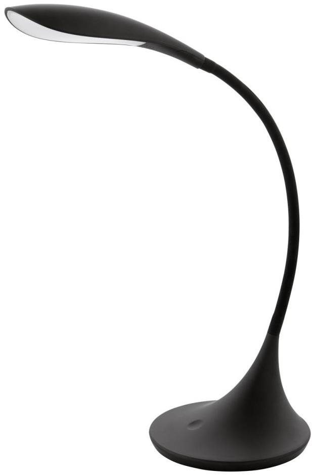 LED stmívatelná stolní lampa Eglo černá