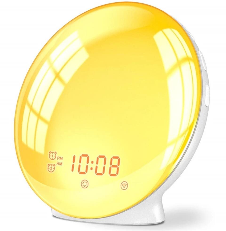 iQtech SmartLife Wi-Fi Budík se simulací východu slunce a FM Rádio