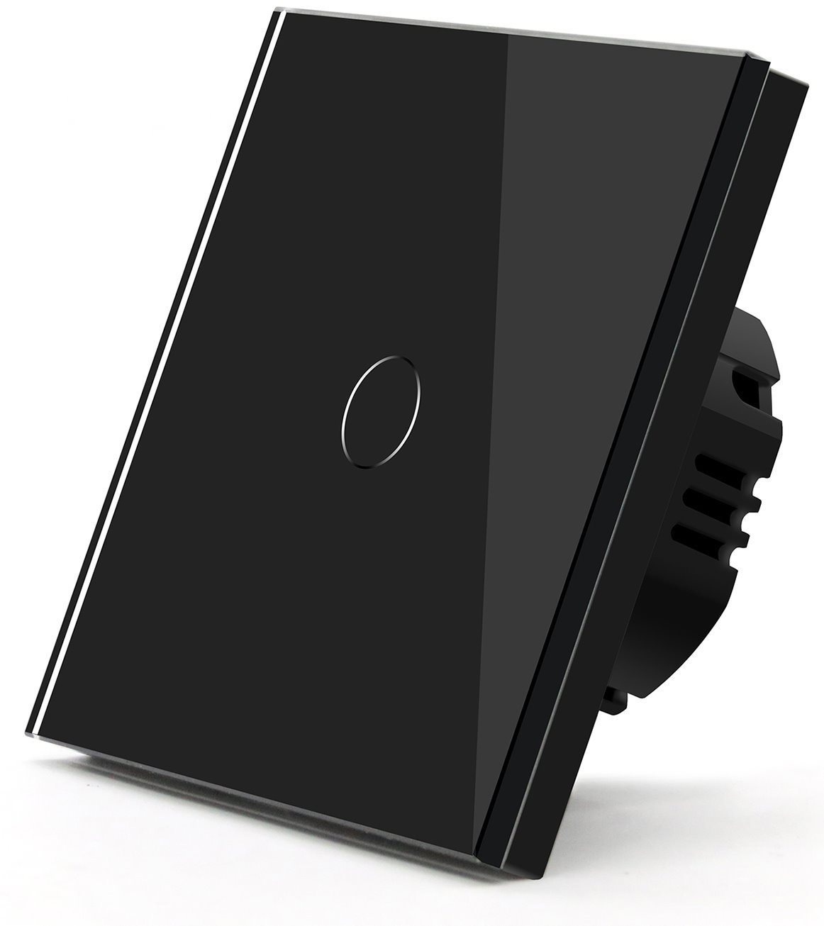 iQtech Millennium, WiFi 1x NoN vypínač Smartlife, černý
