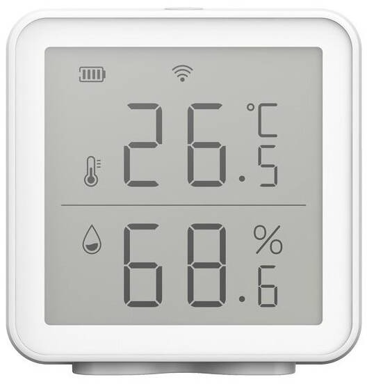 IQtech SmartLife TH01 Wi-Fi Senzor teploty a vlhkosti s displejem