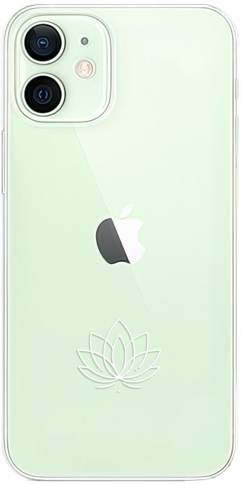 iSaprio čiré pouzdro - Lotos - iPhone 12 mini