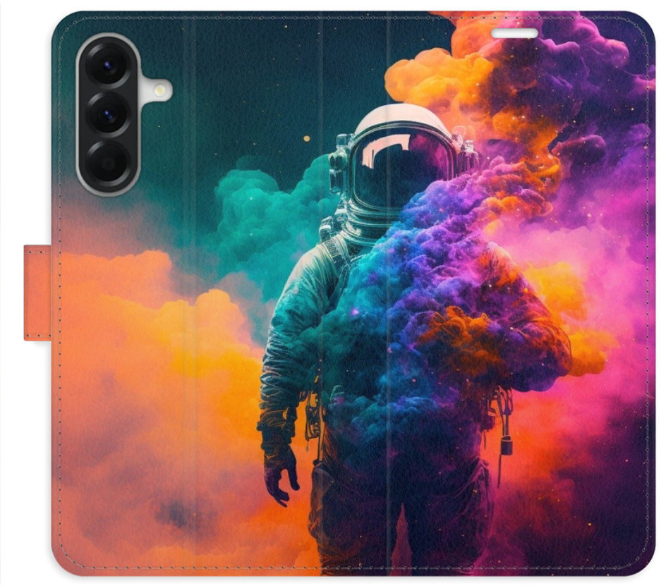 iSaprio Flip pouzdro Astronaut in Colours 02 pro Samsung Galaxy A36