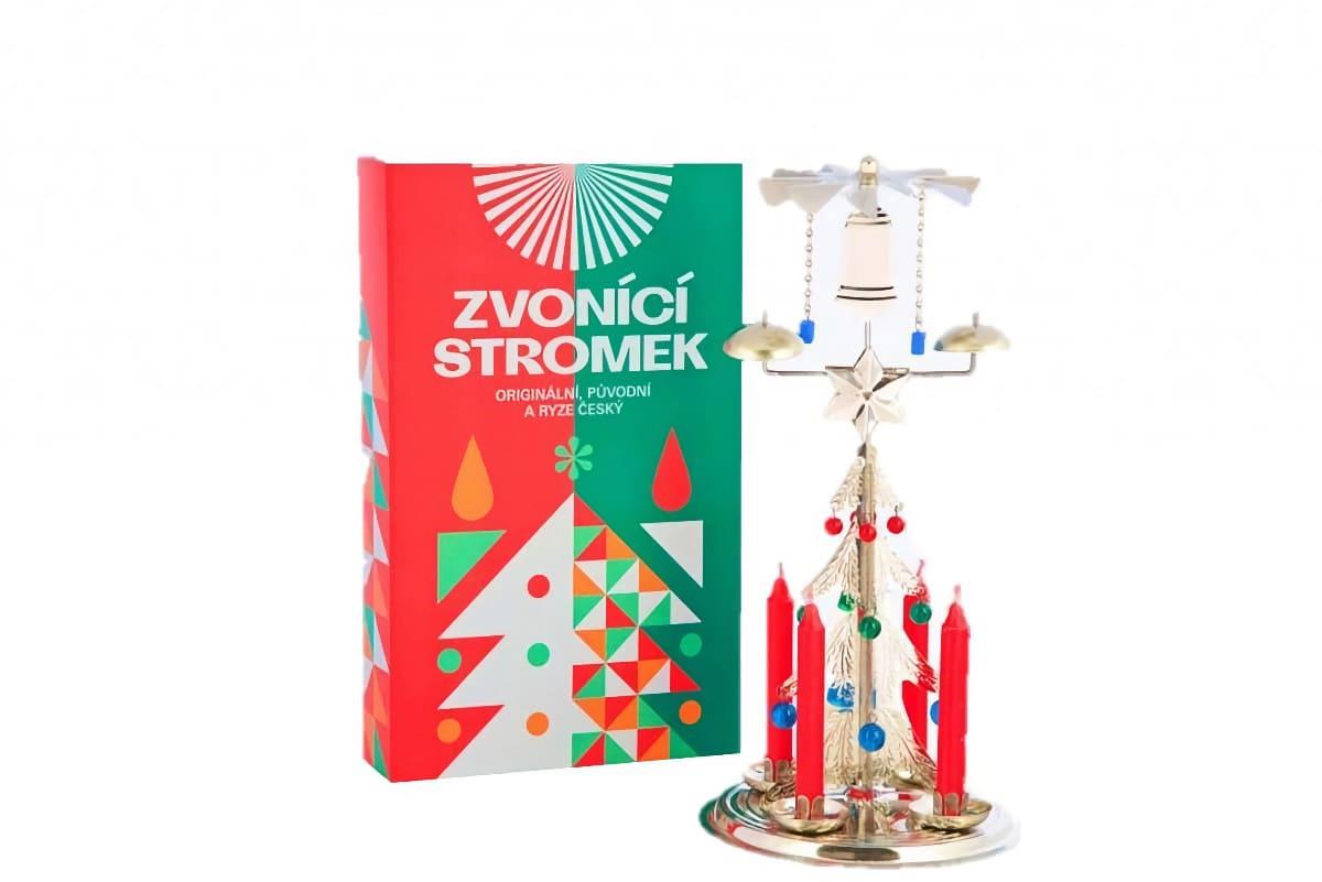 LOGIMAX Stromek zvonící stříbrný