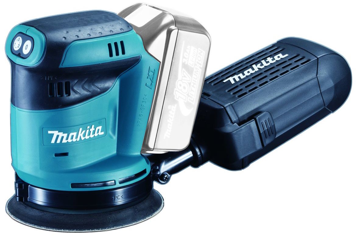 MAKITA Bruska excentrická AKU Li-ion LXT 18V, DBO180Z (bez AKU)