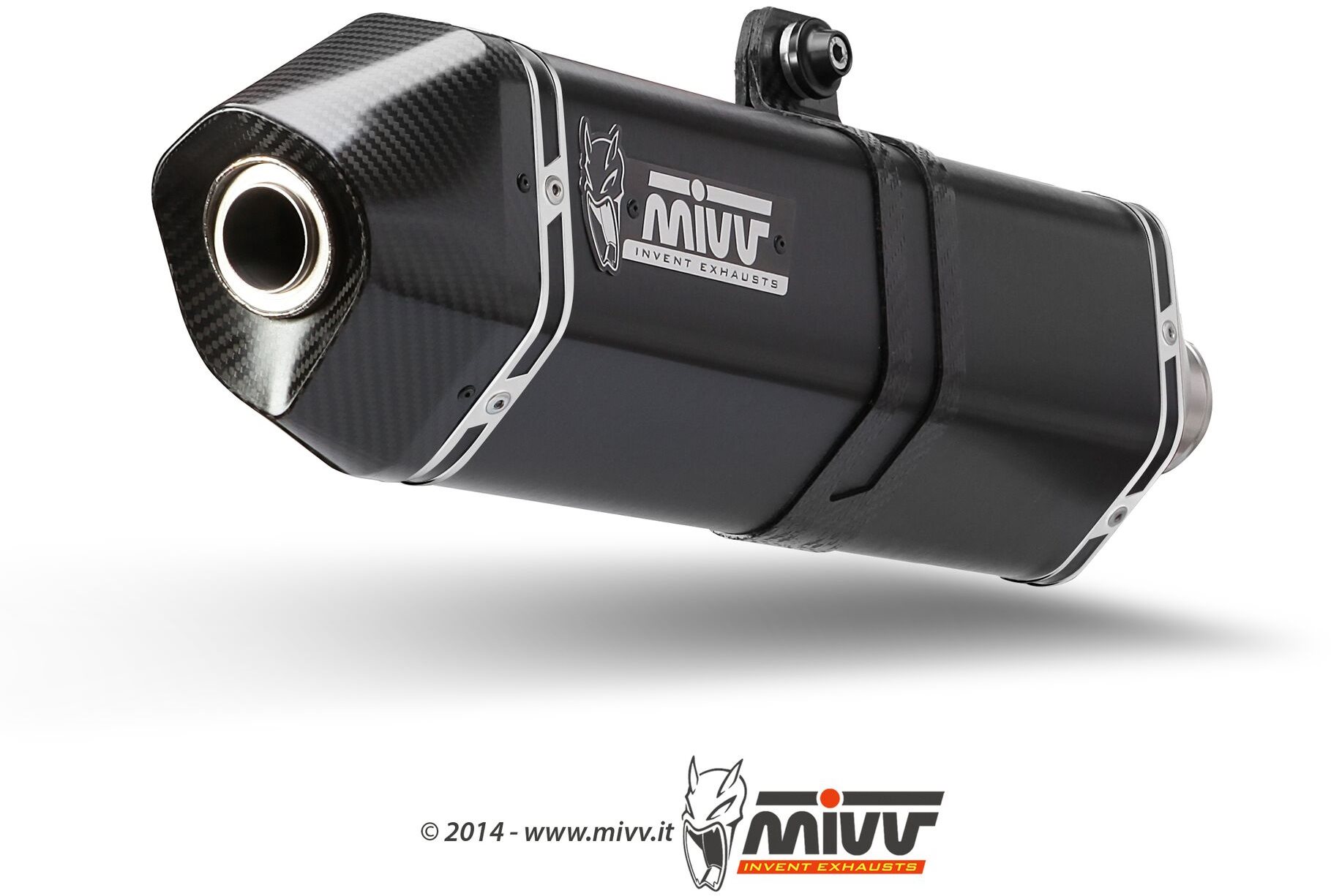 Mivv Speed Edge Black Stainless Steel pro Honda CRF 1000 L Africa Twin (2016 >)