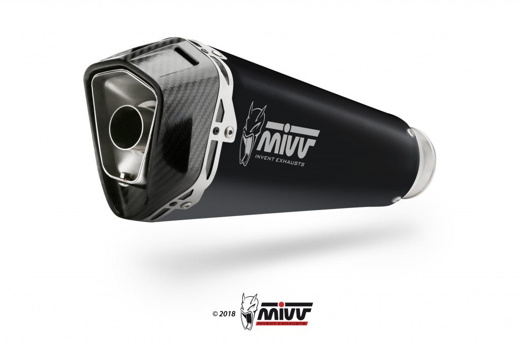 Mivv Delta Race Black Stainless Steel pro Kawasaki Z900