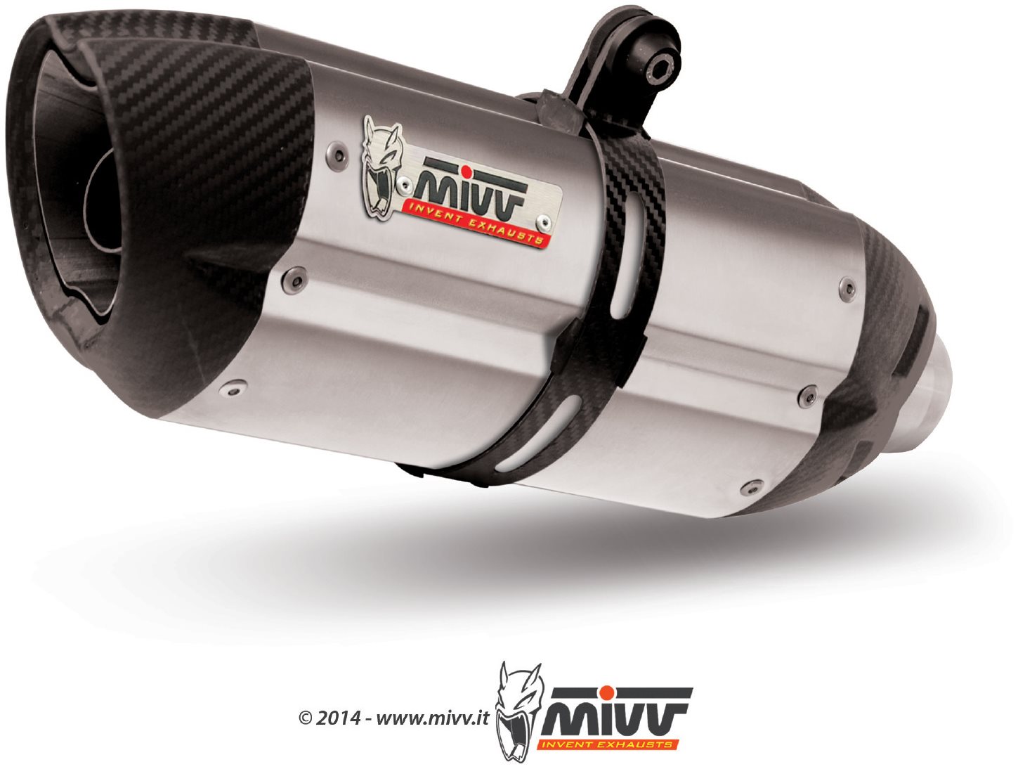 Mivv Suono Stainless Steel / Carbon Cap pro Suzuki GSF 650 Bandit (2007 > 2015)