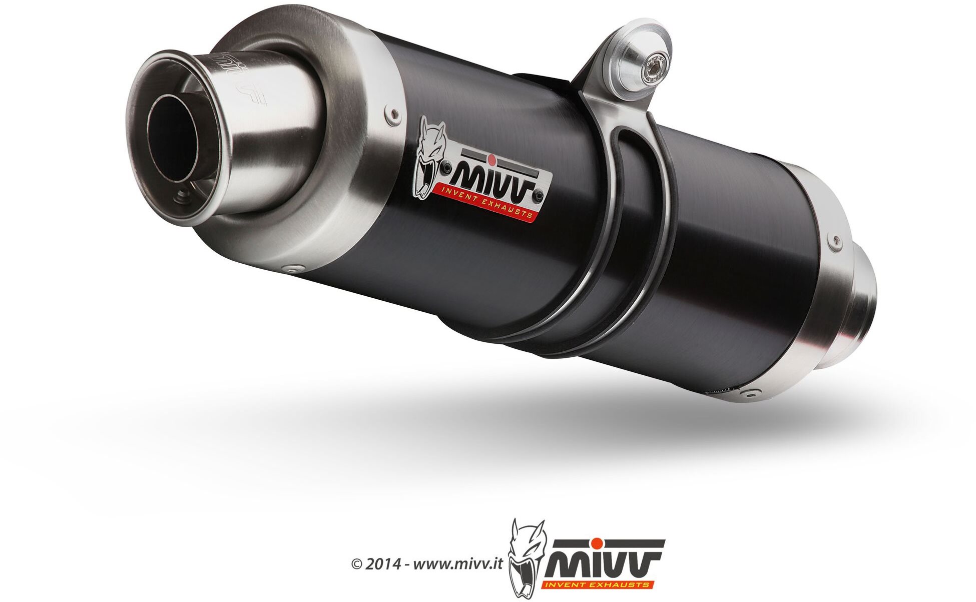 Mivv GP Black Stainless Steel pro Suzuki GSF 650 Bandit (2007 > 2015)