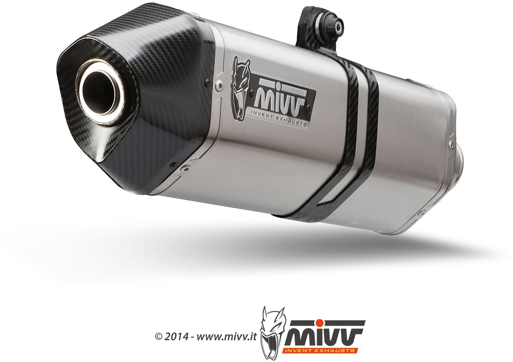 Mivv Speed Edge Stainless Steel / Carbon Cap pro Suzuki DL V-Strom 650 (2012 > 2016)