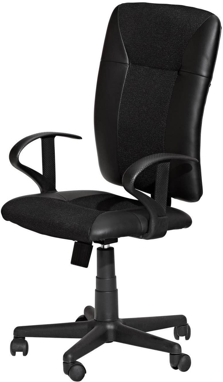 Kancelářská židle IDEA NÁBYTEK King v černé barvě