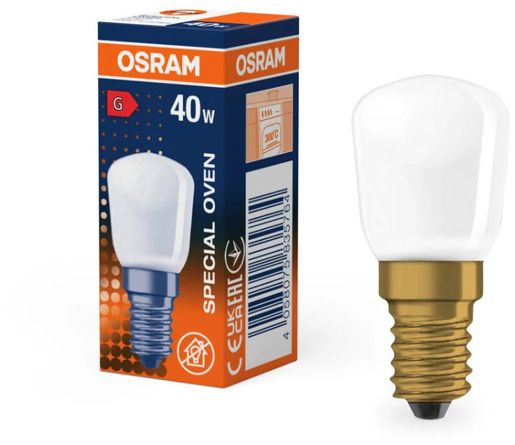 OSRAM 20X1, E14, 40W, 300 °C, matná