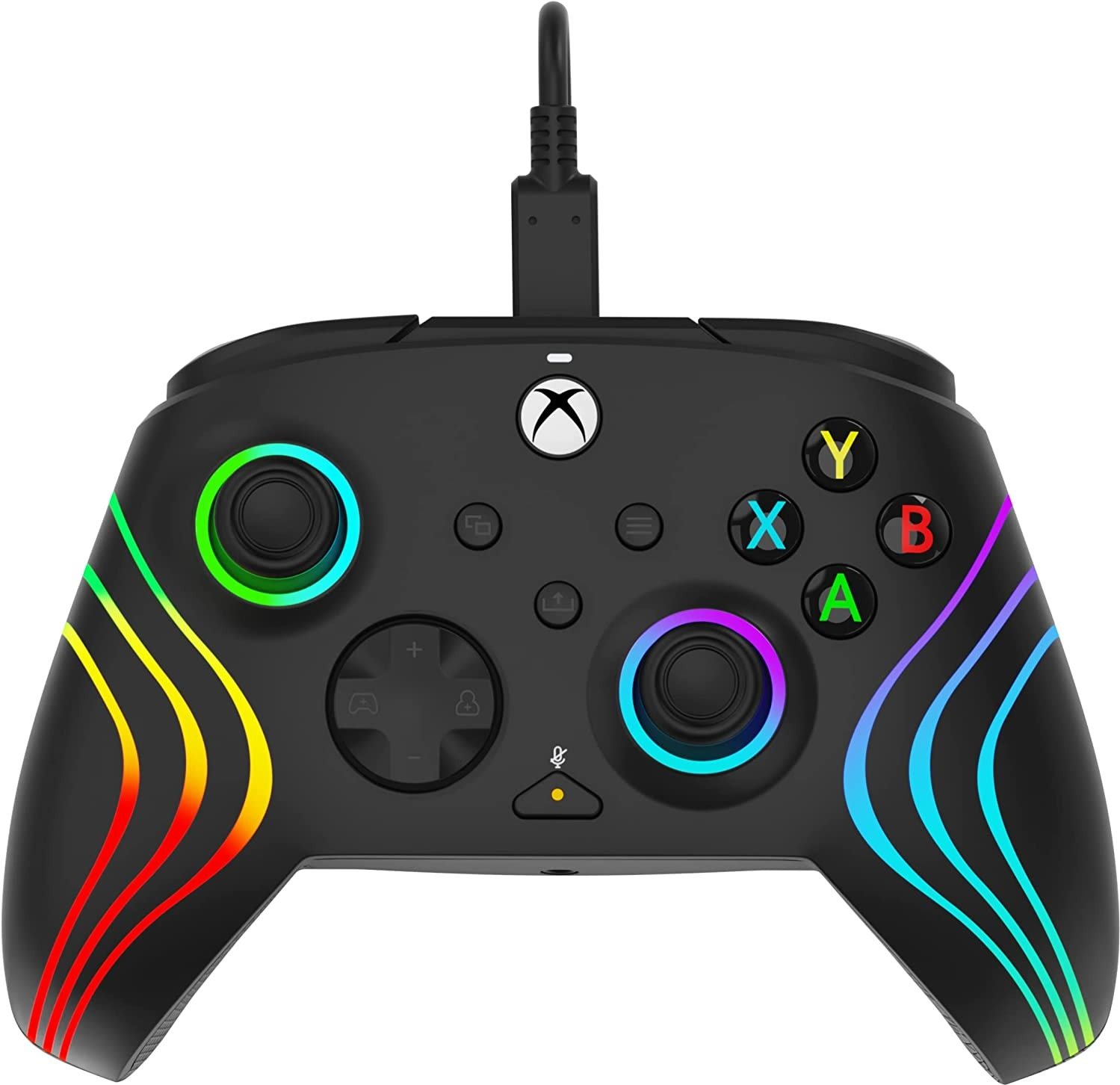 PDP Afterglow Wave Wired Controller - Black - Xbox