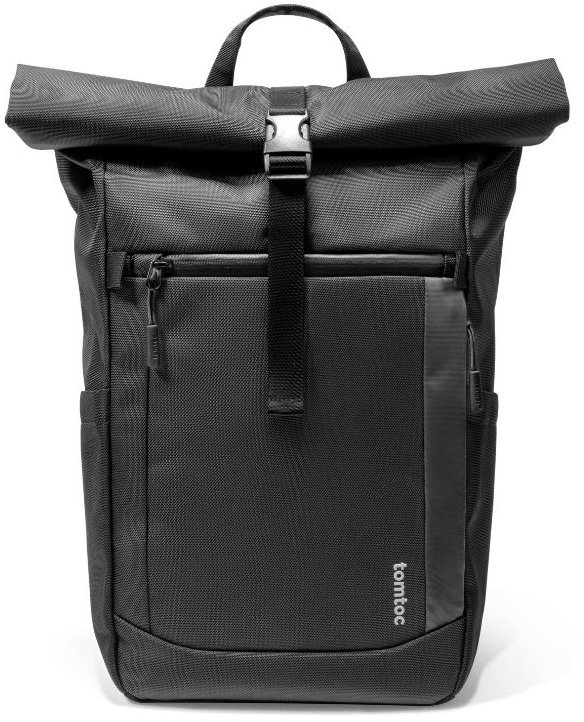 tomtoc Navigator - T61 Rolltop Backpack L, černá