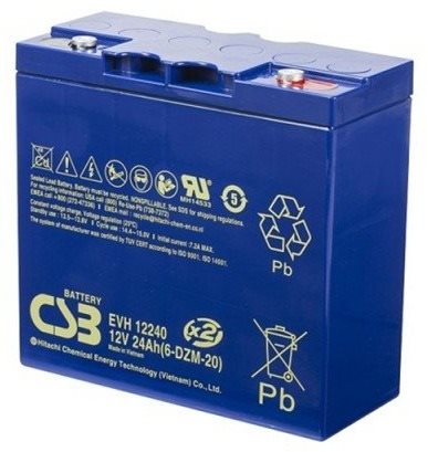 CSB EVH12240, baterie 12V, 24Ah