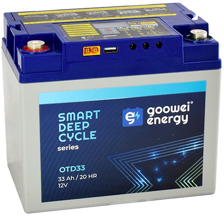 GOOWEI ENERGY OTD33-12, baterie 12V, 33Ah, DEEP CYCLE