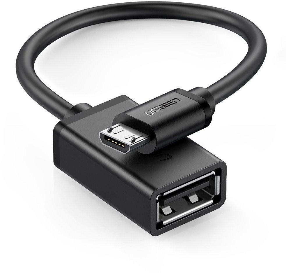 UGREEN micro USB -> USB 2.0 OTG Adapter 0.1m Cable Black