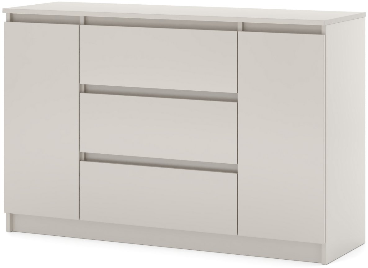 Komoda Simple dekor kašmír, matná 2D3S 120