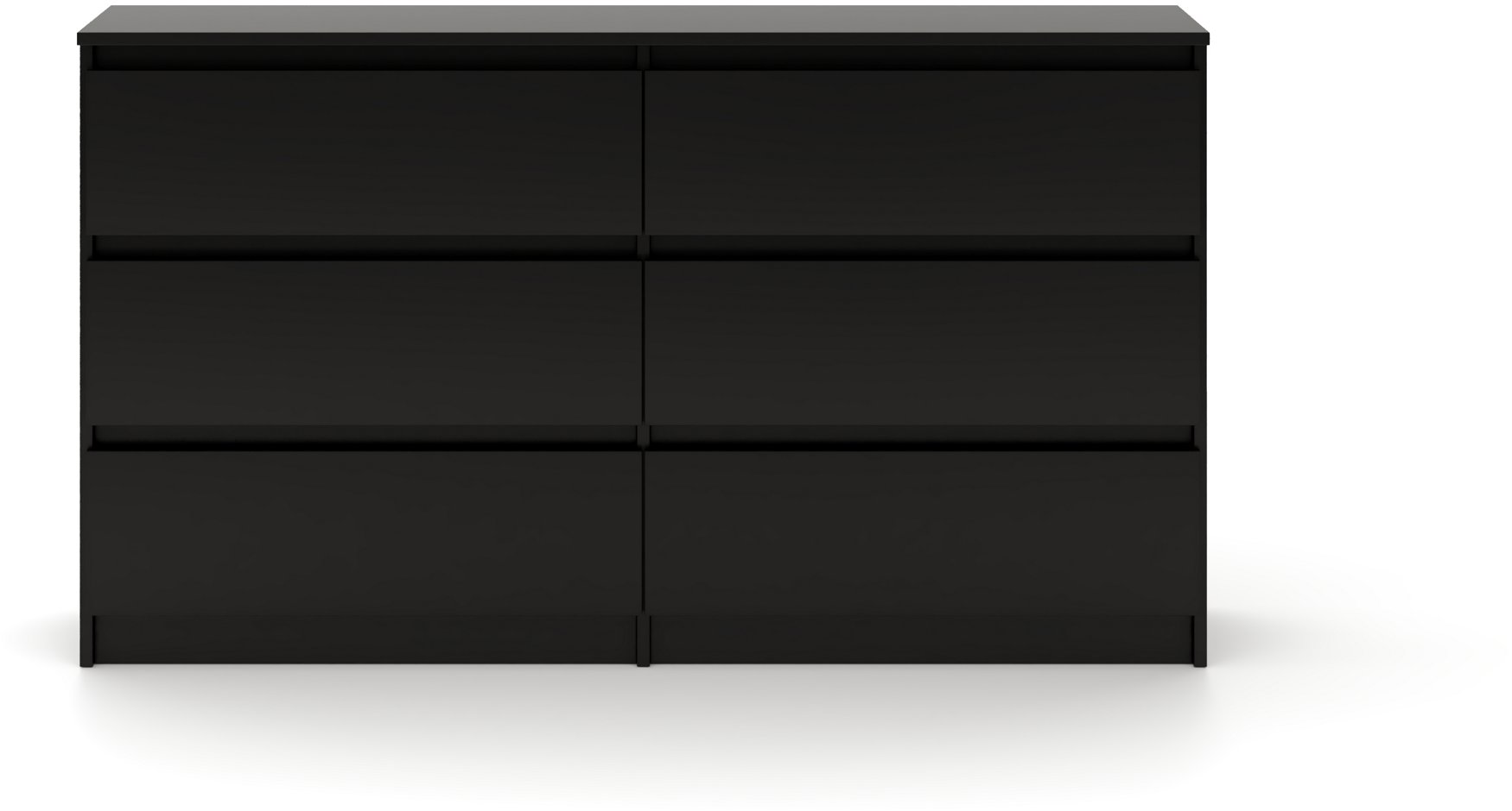 Komoda Simple černá matná 6S 120