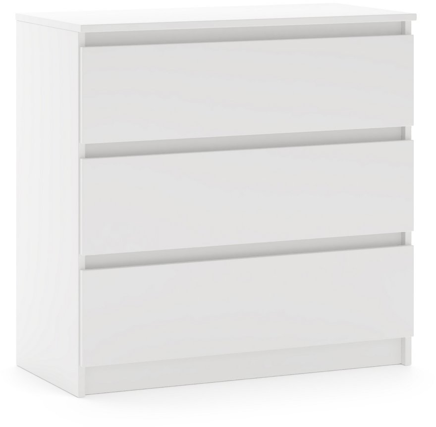 Komoda Simple bílá matná 3S 80